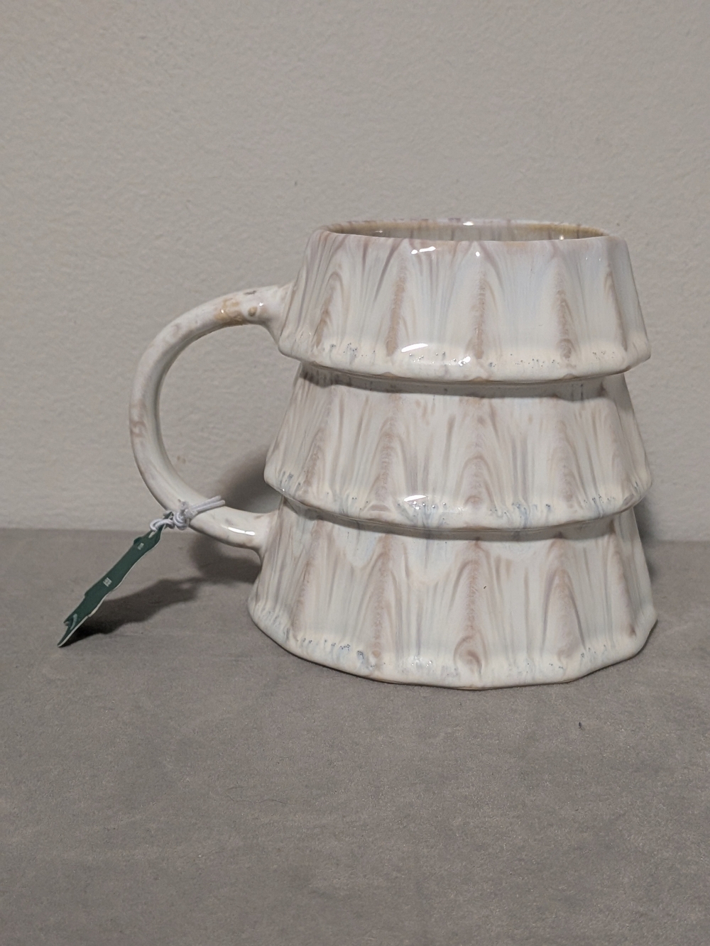 Merry & Bright Christmas Tree Coffee Cup Mug NWT